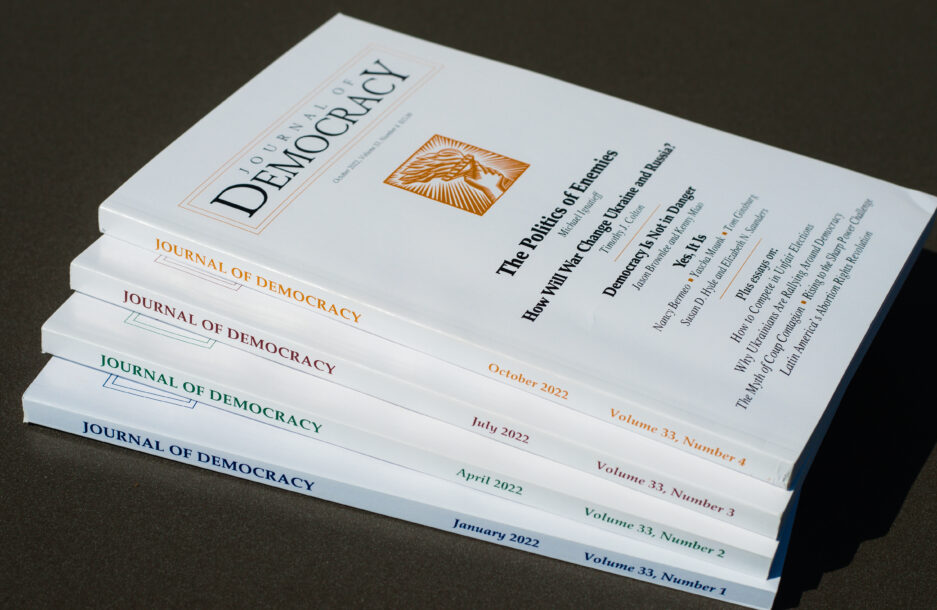 Read the new issue of the Journal of Democracy